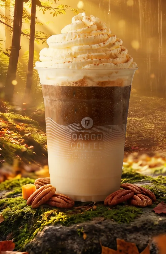 Cold Cinnamon Pecan Latte