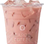 Iced Danish Rhubarb & Rose Milky Oolong Tea
